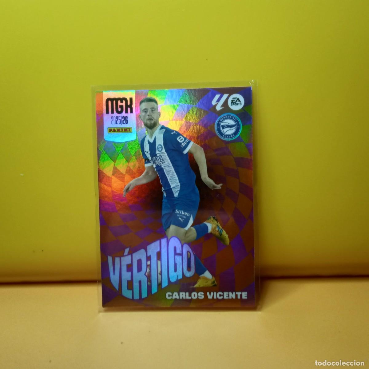 Cromos de f&uacute;tbol: MEGACRACKS 2025 2026 25 26 (V&Eacute;RTIGO) R.C.D ESPANYOL CARLOS VICENTE 382