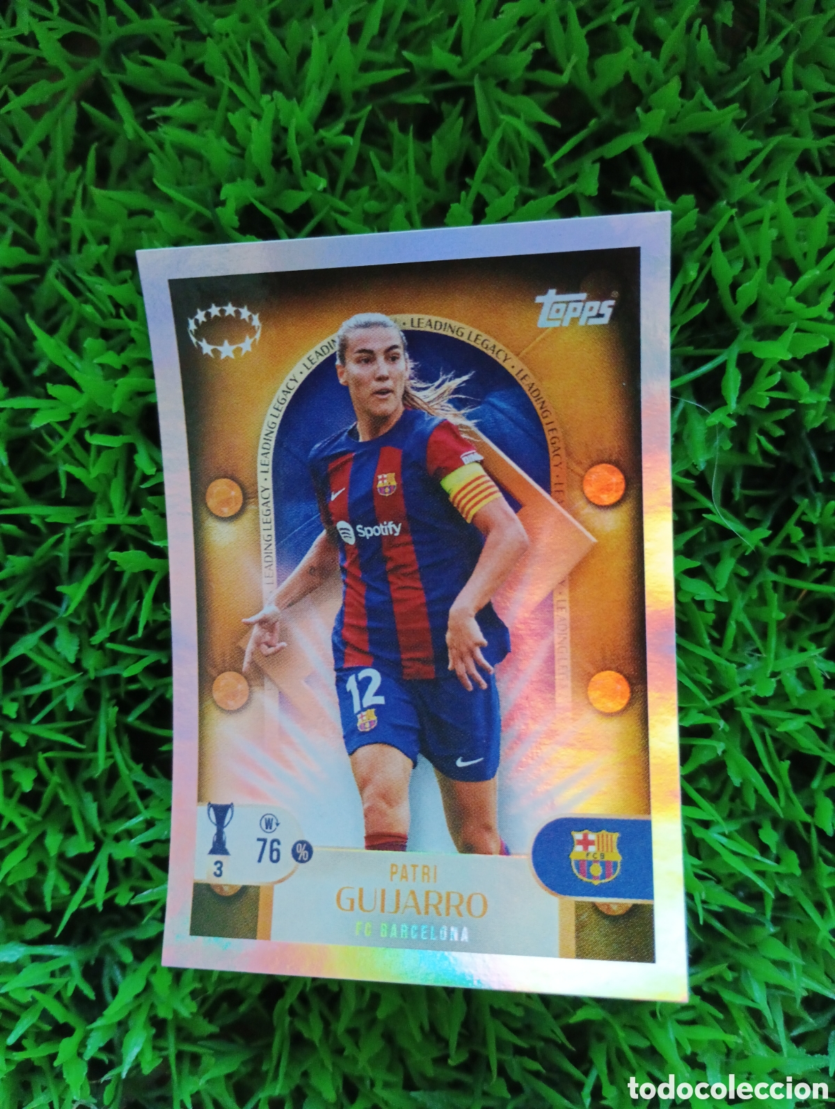 Football Stickers: Patri Guijarro Barcelona LEADING LEGACY Champions League 25-26 # 277 NUNCA PEGADO
