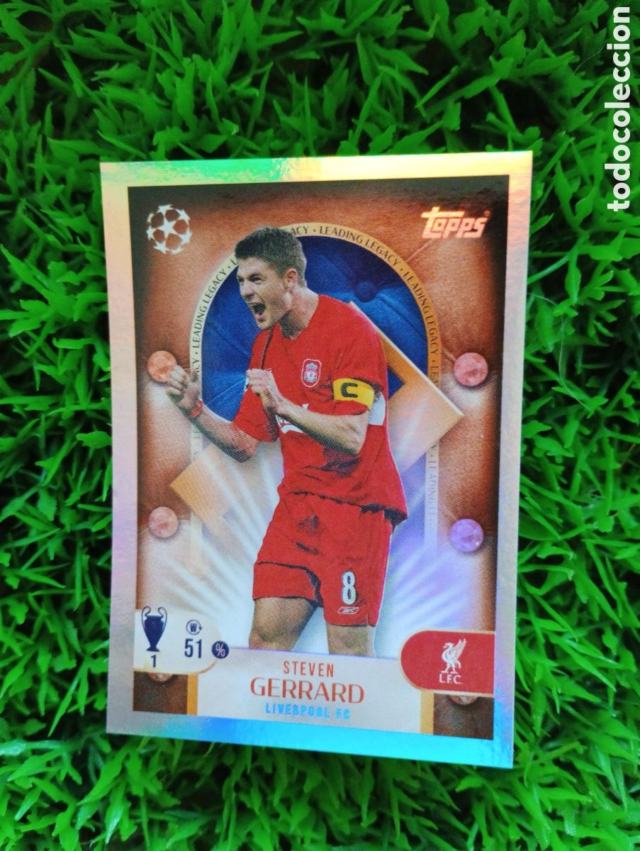 Figurine di Calcio: Gerrard Liverpool LEADING LEGACY Champions League 25-26 # 272 NUNCA PEGADO