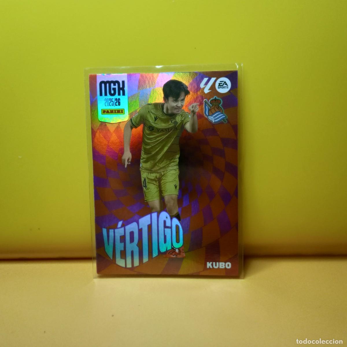 Cromos de f&uacute;tbol: MEGACRACKS 2025 2026 25 26 (V&Eacute;RTIGO) REAL SOCIEDAD KUBO 384