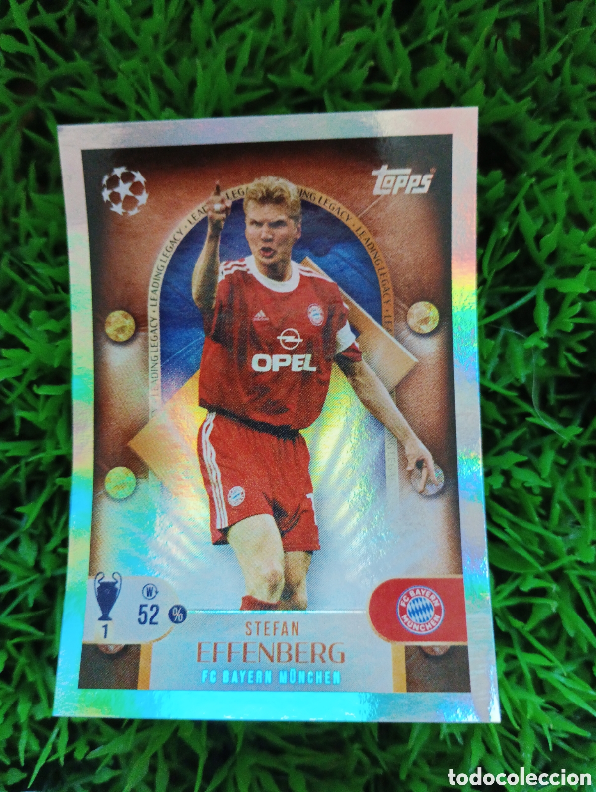 Cromos de f&uacute;tbol: Effenberg Bayern Munich LEADING LEGACY Champions League 25-26 # 267 NUNCA PEGADO