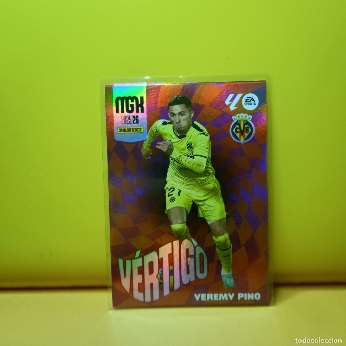 Cromos de f&uacute;tbol: MEGACRACKS 2025 2026 25 26 (V&Eacute;RTIGO) VILLARREAL C.F YEREMY PINO 387