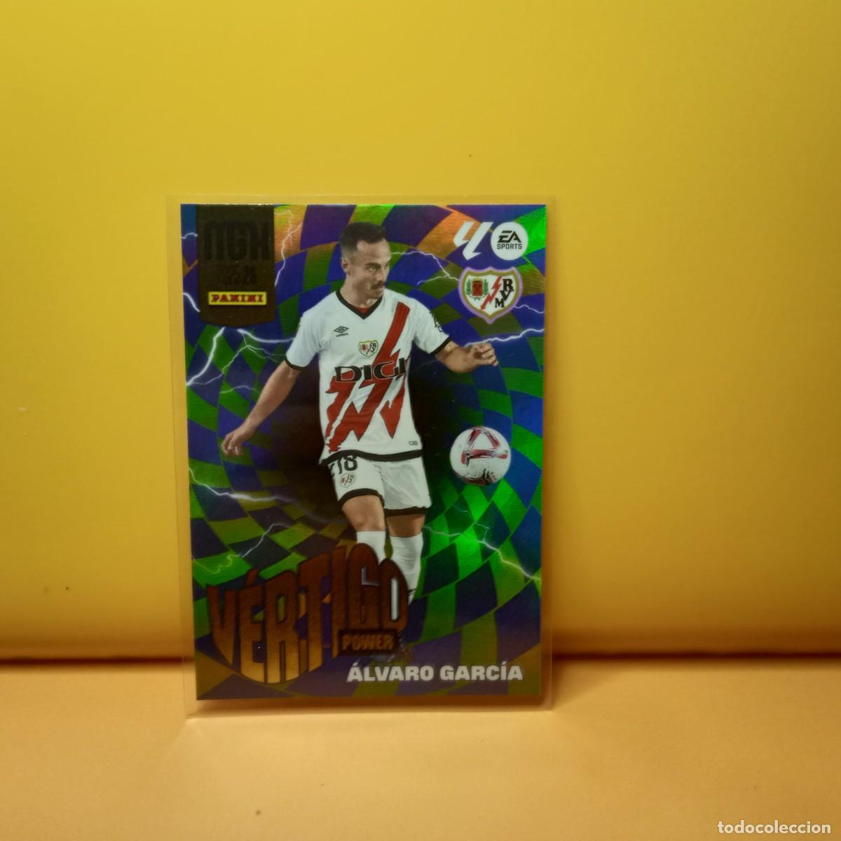 Cromos de f&uacute;tbol: MEGACRACKS 2025 2026 25 26 (V&Eacute;RTIGO POWER) RAYO VALLECANO &Aacute;LVARO GARC&Iacute;A P 379