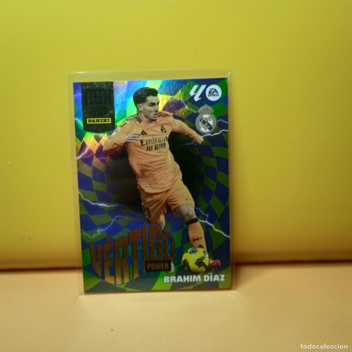 Cromos de f&uacute;tbol: MEGACRACKS 2025 2026 25 26 (V&Eacute;RTIGO POWER) REAL MADRID BRAHIM D&Iacute;AZ P 381
