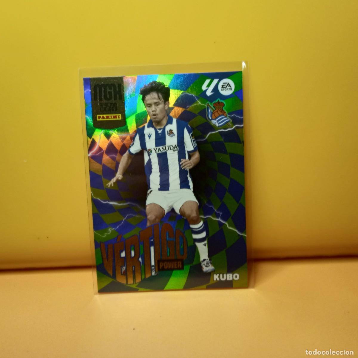 Cromos de f&uacute;tbol: MEGACRACKS 2025 2026 25 26 (V&Eacute;RTIGO POWER) REAL SOCIEDAD KUBO P 384