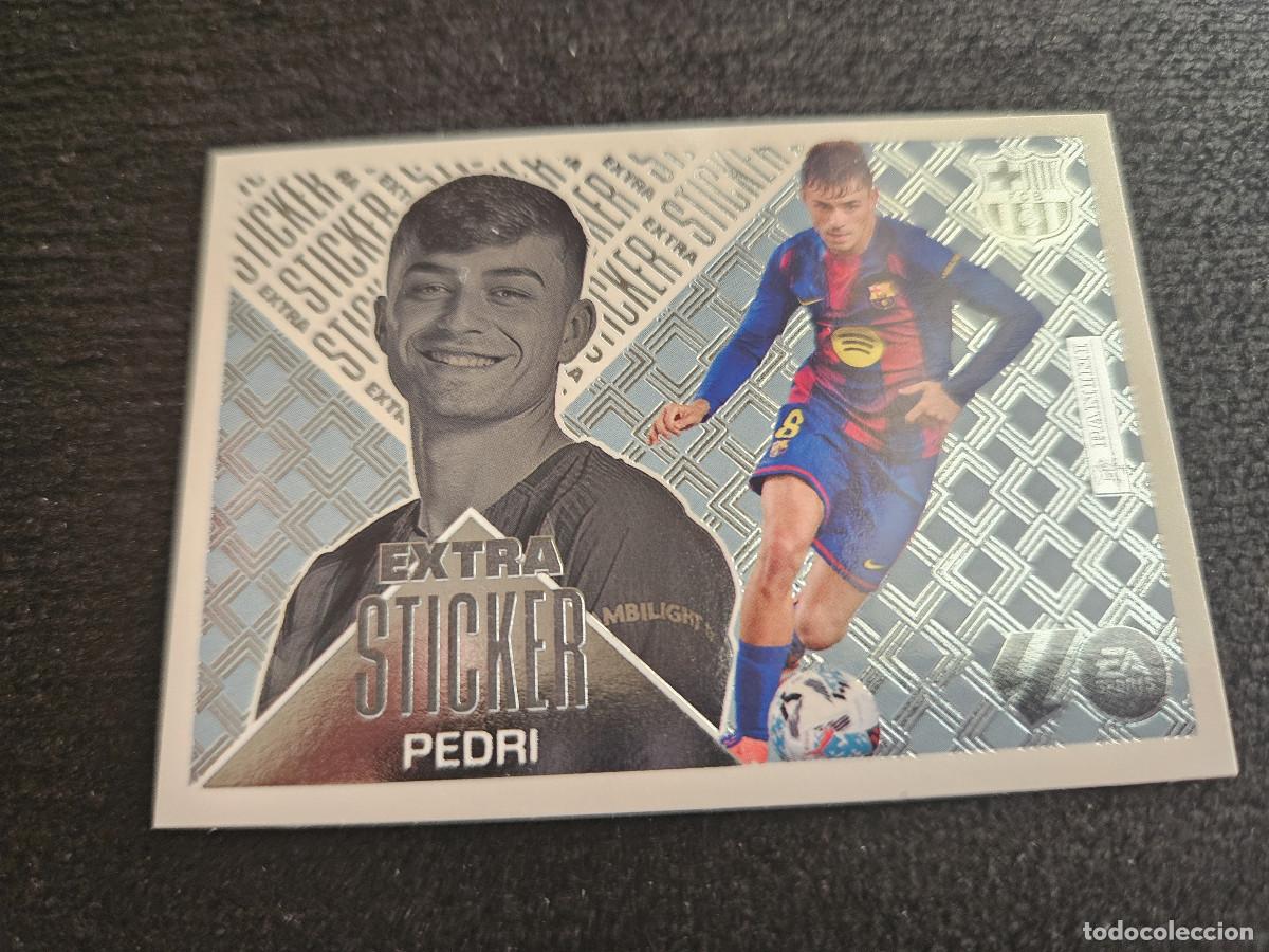 Cromos de f&uacute;tbol: LIGA ESTE 2026 2027 26 27 PEDRI EXTRA STICKER PLATA