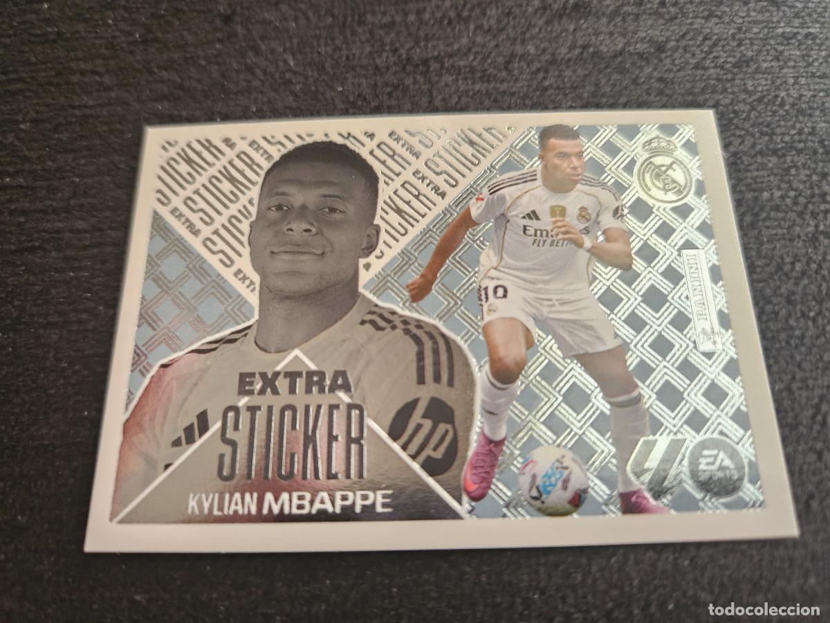Cromos de f&uacute;tbol: LIGA ESTE 2026 2027 26 27 MBAPPE EXTRA STICKER PLATA