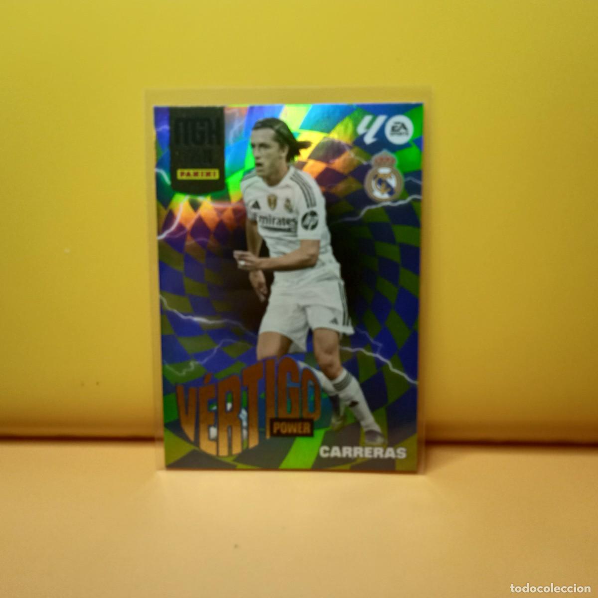 Cromos de f&uacute;tbol: MEGACRACKS 2025 2026 25 26 (V&Eacute;RTIGO POWER) REAL MADRID CARRERAS P 508 3&ordf; EDICI&Oacute;N
