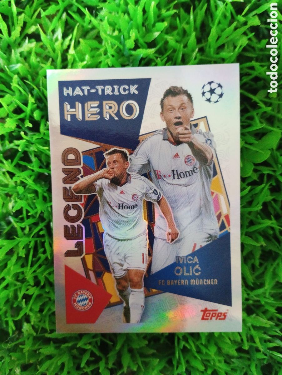 Cromos de f&uacute;tbol: Olic Bayern Munich HAT-TRICK HERO Champions League 25-26 # 34 NUNCA PEGADO