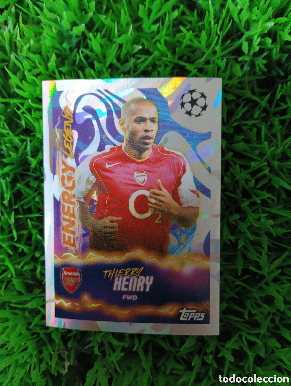 Fu&szlig;ball-Sticker: Henry Arsenal ENERGY Champions League 25-26 # 570 NUNCA PEGADO
