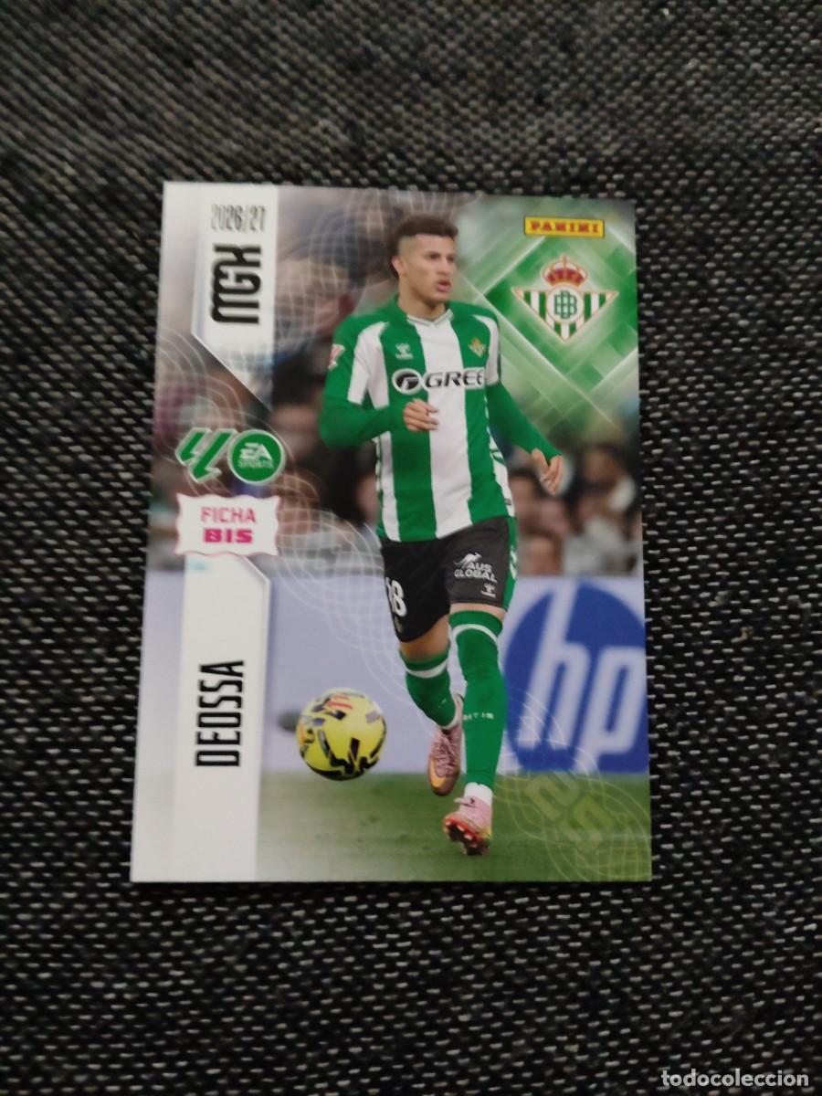 Cromos de f&uacute;tbol: 100 bis deossa Betis megacracks 2026-27