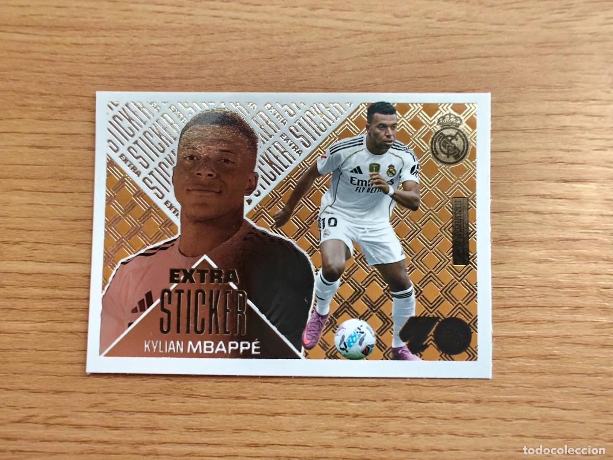 Cromos de f&uacute;tbol: Mbappe Extra Sticker Bronce Liga Este 26 27 Real Madrid 2026 2027