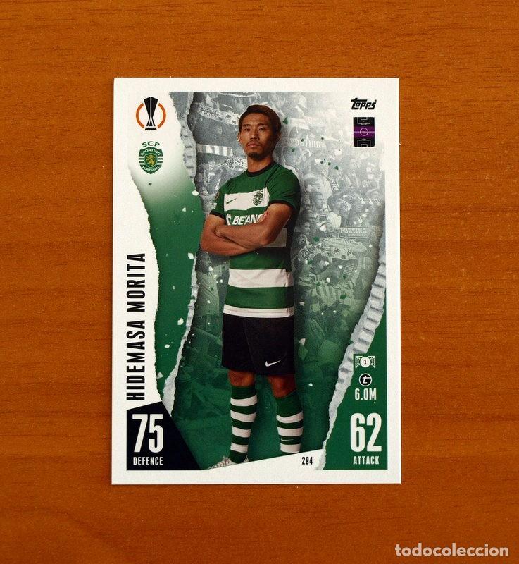 Cromos de f&uacute;tbol: Sporting De Portugal -N&ordm; 294 Hidemasa Morita -Topps Match Attax Trading Card Game 2023-2024-23-24