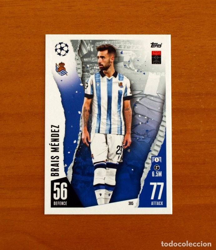 Figurine di Calcio: Real Sociedad -N&ordm; 305 Brais M&eacute;ndez -Topps Match Attax Trading Card Game 2023-2024-23-24