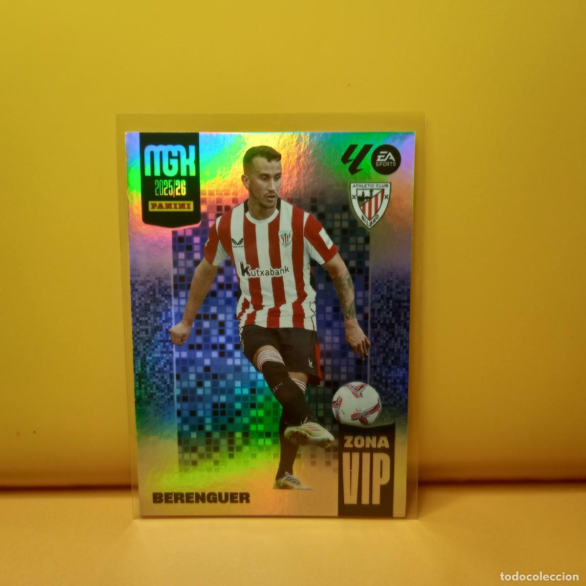 Cromos de f&uacute;tbol: MEGACRACKS 2025 2026 25 26 (ZONA VIP) ATRGHLETIC DE BILBAO BERENGUER 390