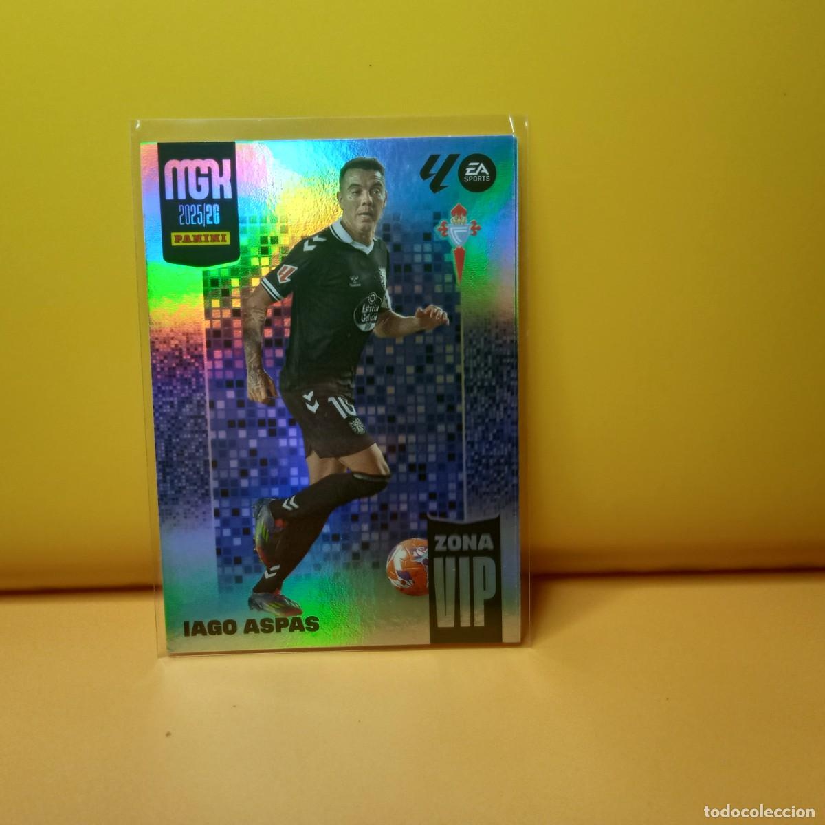Cromos de f&uacute;tbol: MEGACRACKS 2025 2026 25 26 (ZONA VIP) CELTA DE VIGO IAGO ASPAS 395