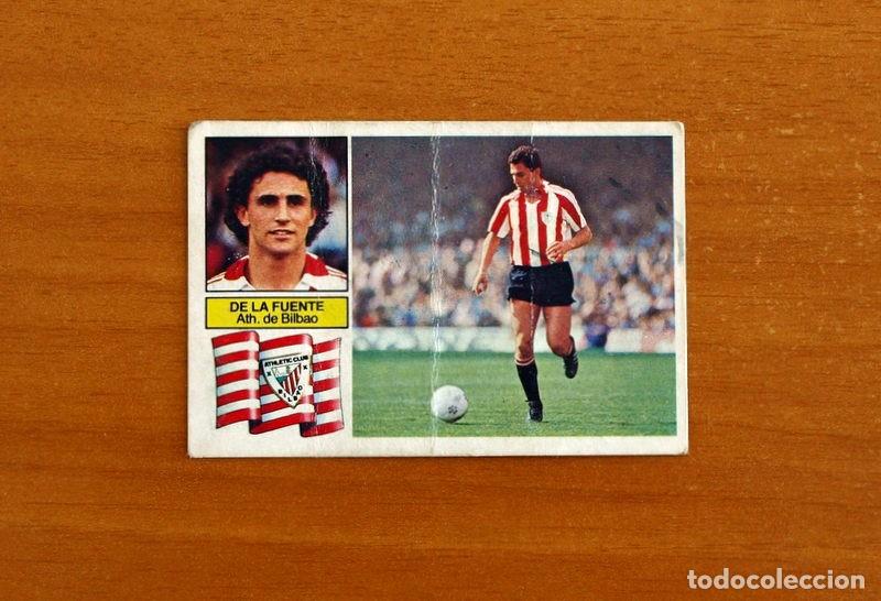 Cromos de f&uacute;tbol: Athletic de Bilbao - De La Fuente - Liga 1982-1983, 82-83 - Ediciones Este - Nunca pegado