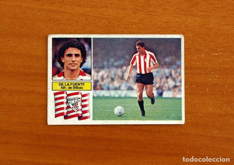 Cromos de f&uacute;tbol: Athletic de Bilbao - De La Fuente - Liga 1982-1983, 82-83 - Ediciones Este - Nunca pegado