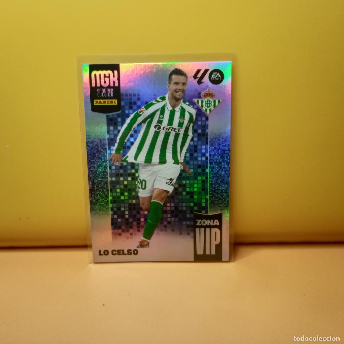 Cromos de f&uacute;tbol: MEGACRACKS 2025 2026 25 26 (ZONA VIP) REZL BETIS LO CELSO 401