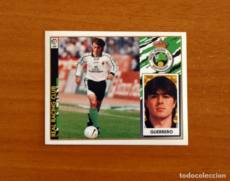 Football Stickers: Racing de Santander - Guerrero - COLOCA - Ediciones Este Liga 1997-1998, 97-98 - Nunca pegado