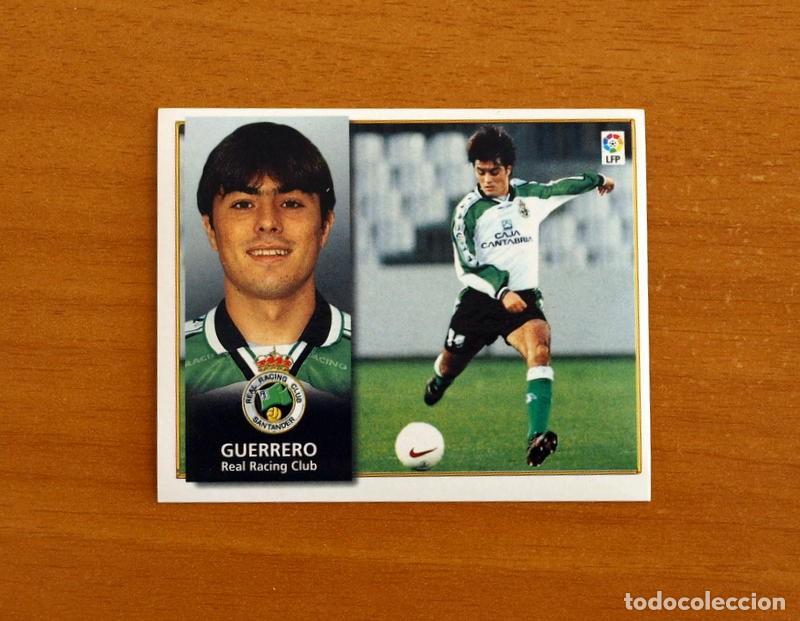 Cromos de Futebol: Racing de Santander - Guerrero - BAJA - Ediciones Este Liga 1998-1999, 98-99 - Nunca Pegado