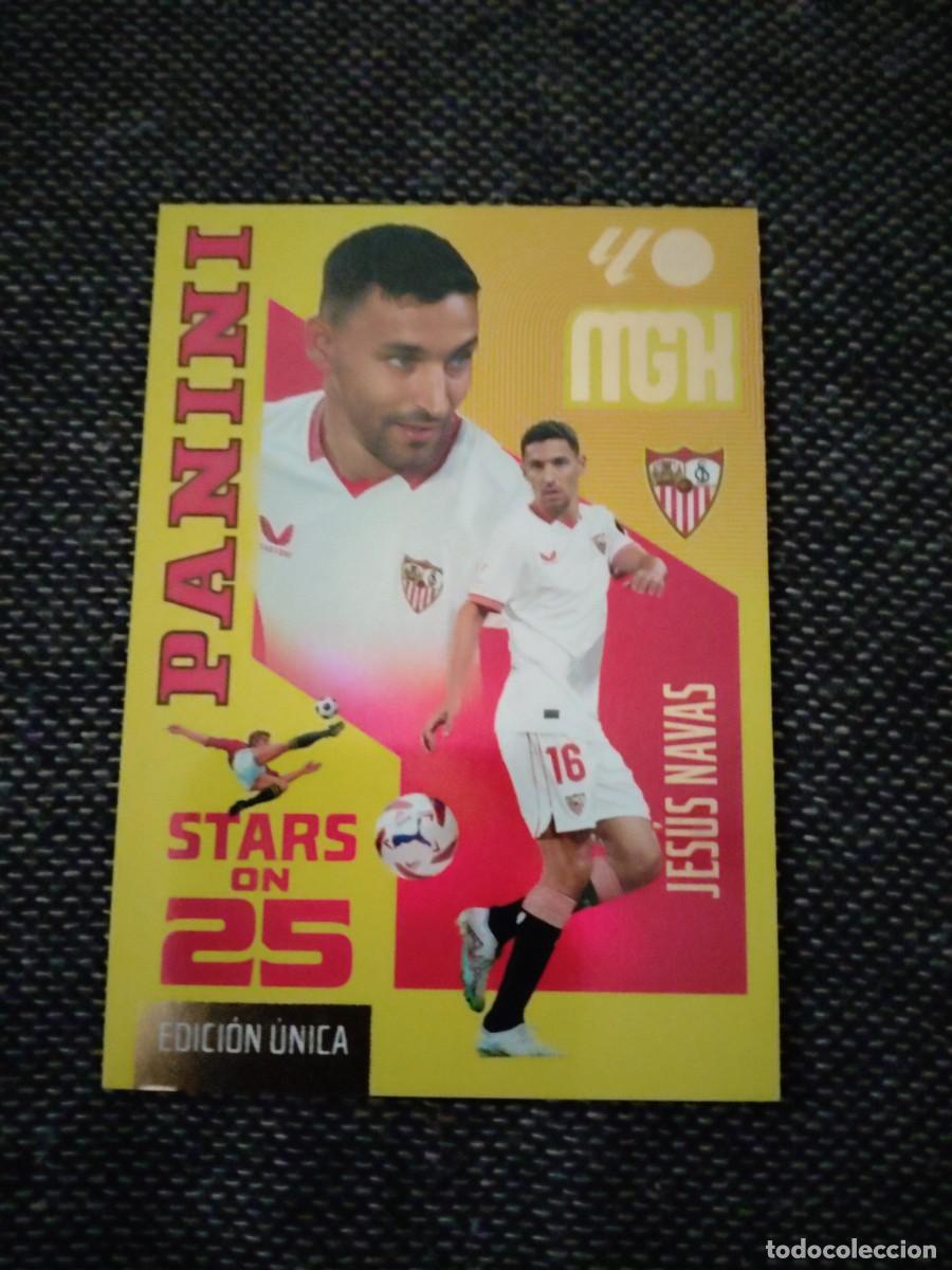 Cromos de f&uacute;tbol: 437 Jes&uacute;s Navas Sevilla Panini stars on 25 megacracks 2026-27