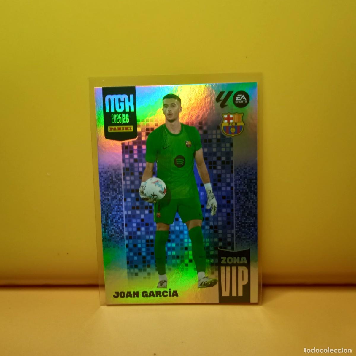 Cromos de f&uacute;tbol: MEGACRACKS 2025 2026 25 26 (ZONA VIP) F.C BARCELONA JOAN GARC&Iacute;A 512 3&ordf; EDICI&Oacute;N