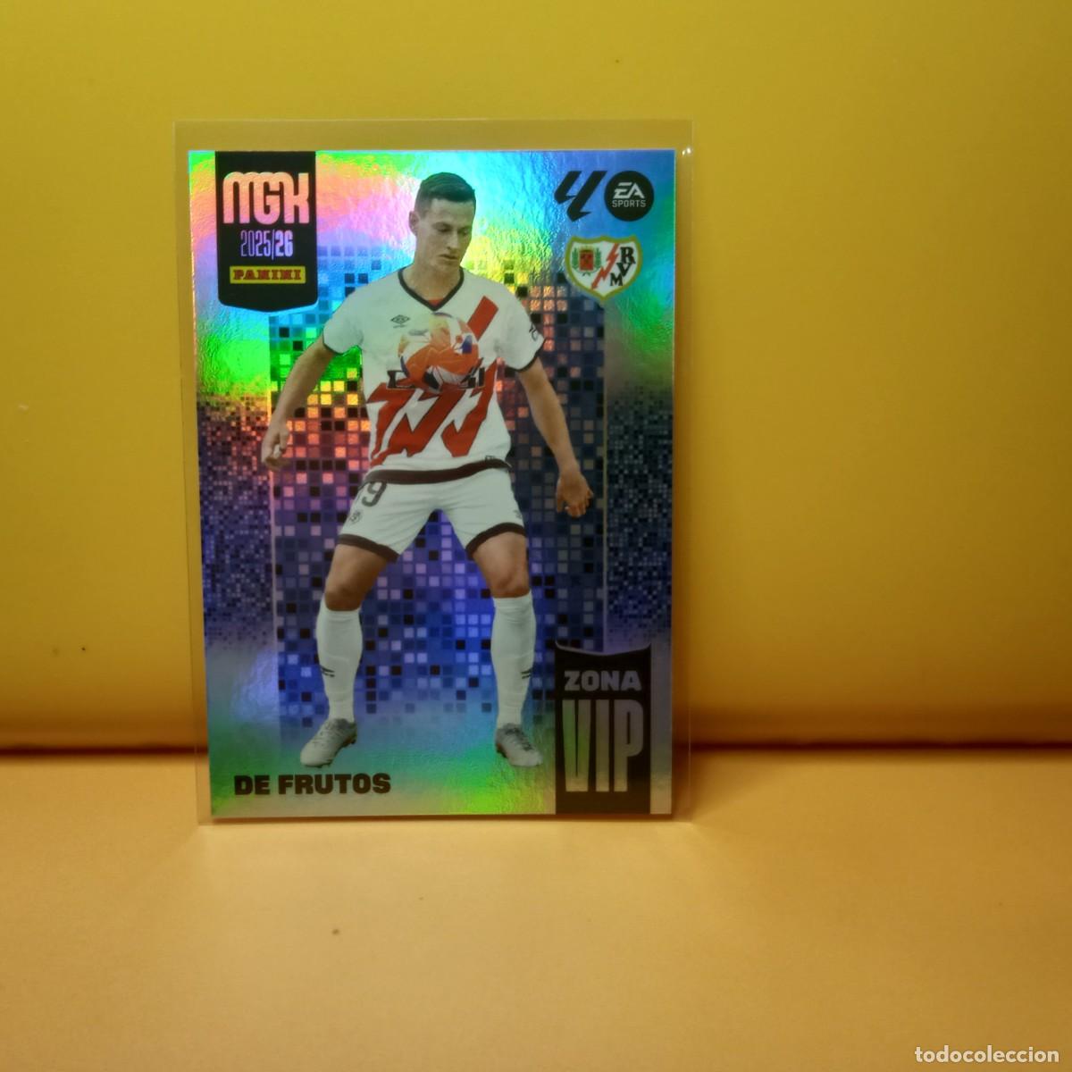Cromos de f&uacute;tbol: MEGACRACKS 2025 2026 25 26 (ZONA VIP) RAYO VALLECANO DE FRUTOS 513 3&ordf; EDICI&Oacute;N