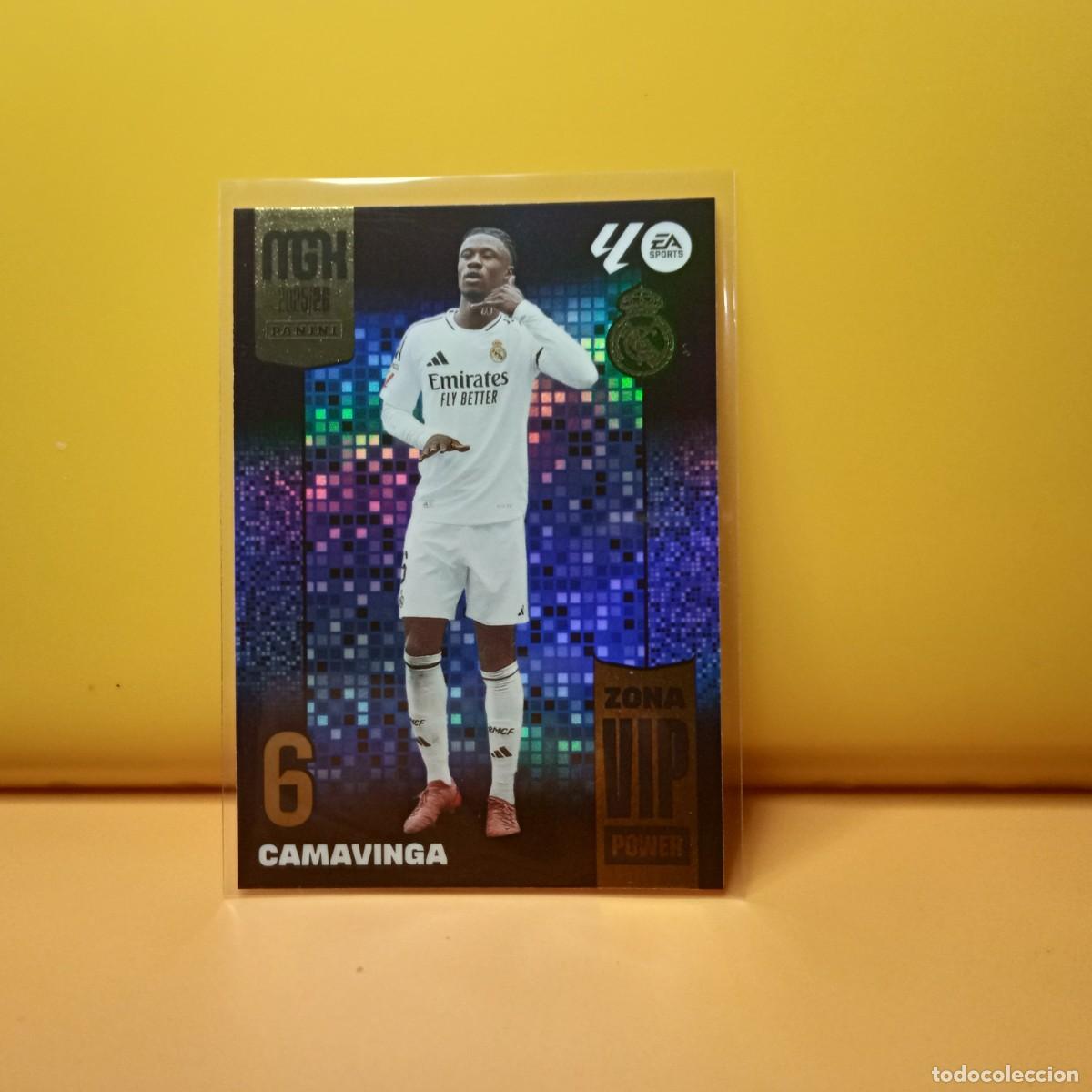 Figurine di Calcio: MEGACRACKS 2025 2026 25 26 (ZONA VIP POWER) REAL MADRID CAMAVINGA P 391