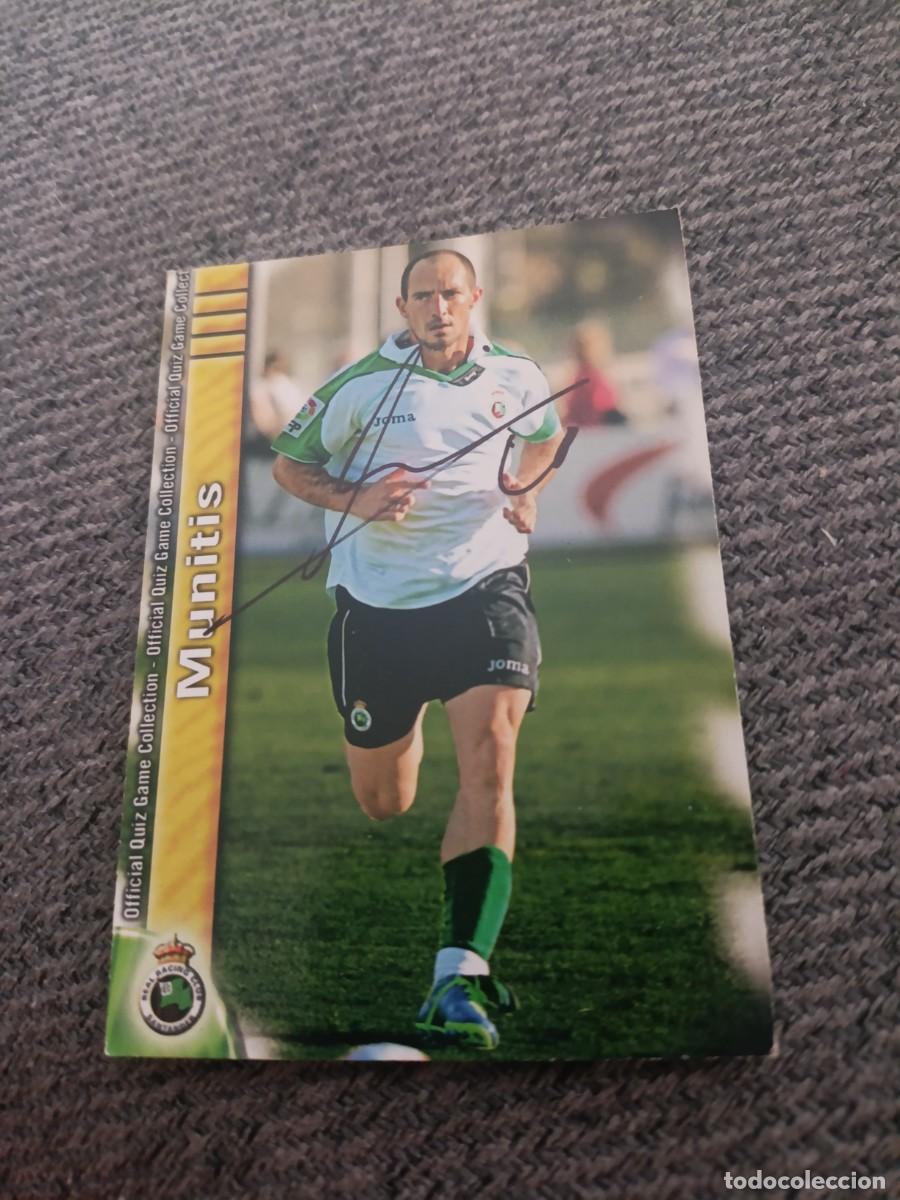 Cromos de f&uacute;tbol: Auto original de Munitis Racing de Santander - Foto 1