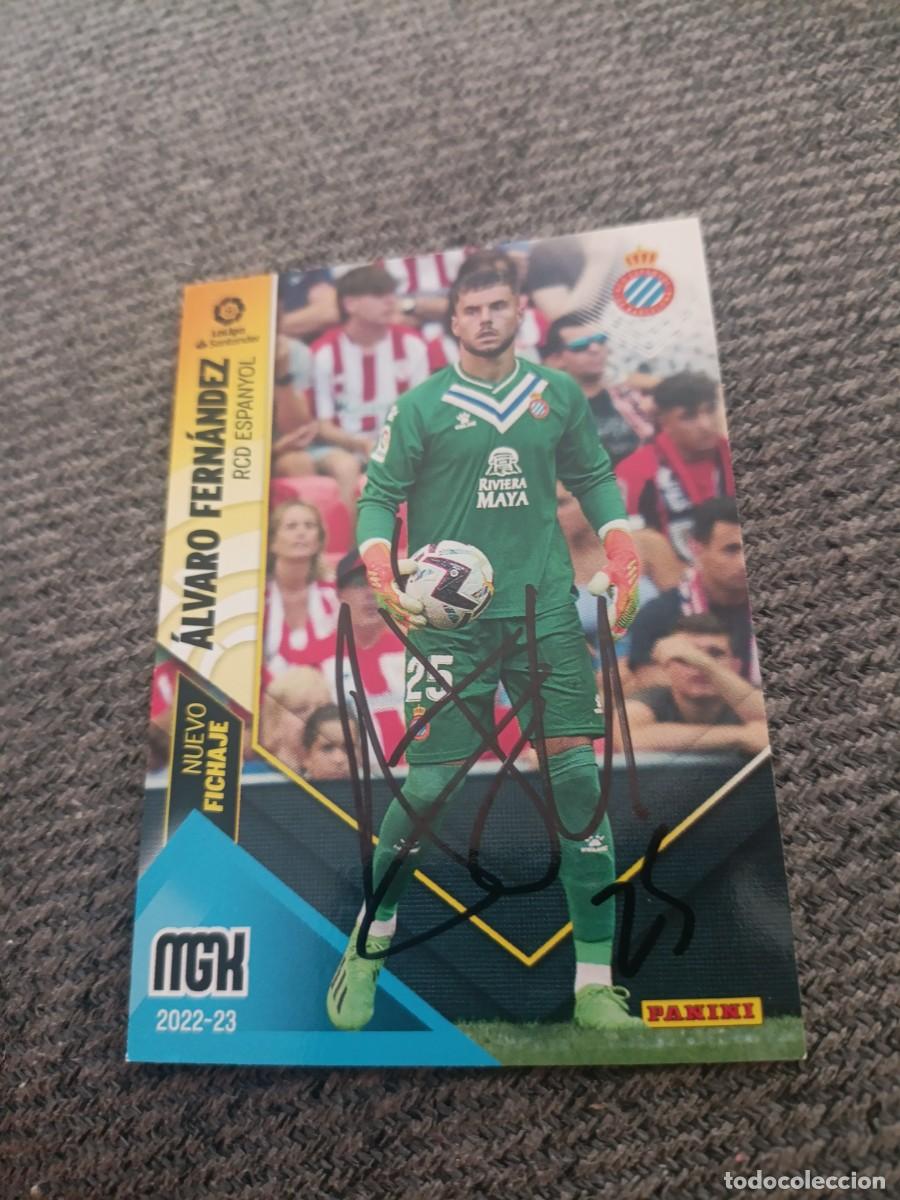 Cromos de f&uacute;tbol: Auto original de &Aacute;lvaro Fern&aacute;ndez Espa&ntilde;ol