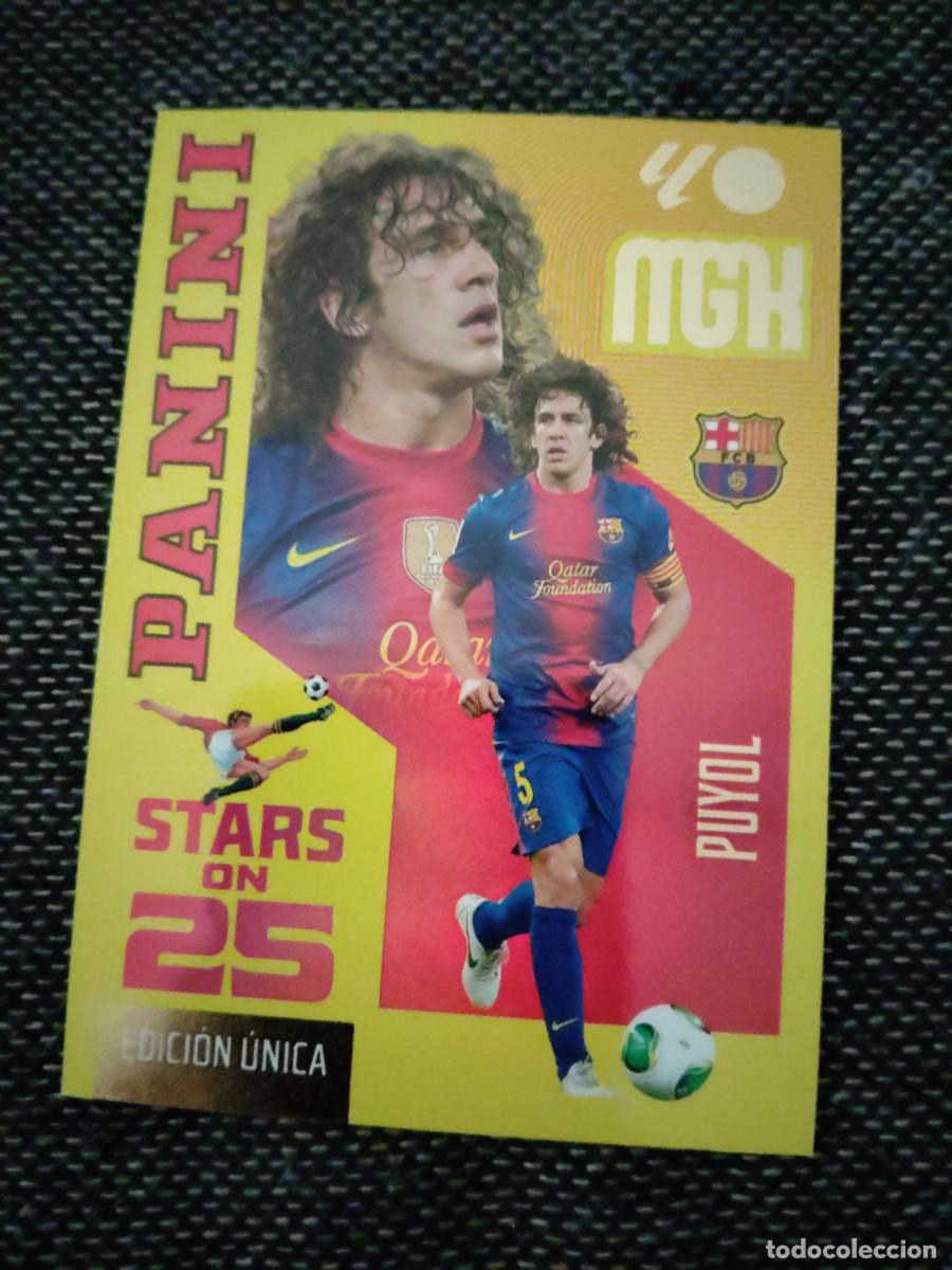 Cromos de f&uacute;tbol: 429 Puyol FC Barcelona Panini stars on 25 megacracks 2026-27