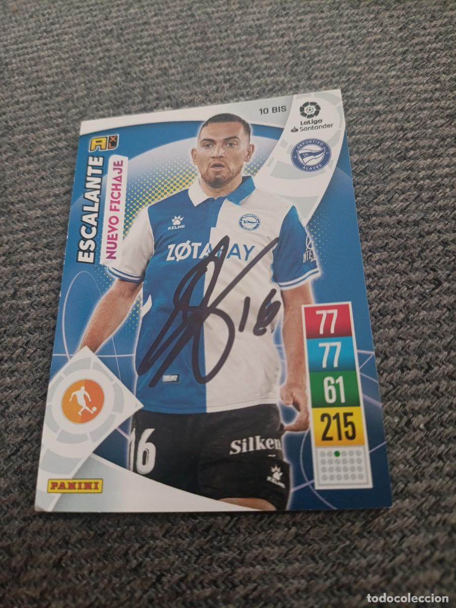 Cromos de f&uacute;tbol: Auto original de Escalante Alaves