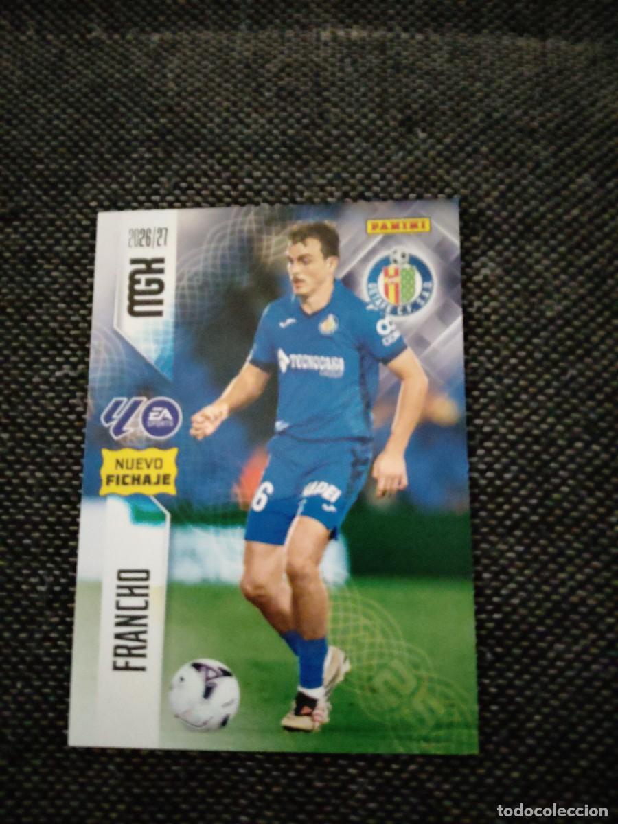 Cromos de f&uacute;tbol: 479 francho nuevo fichaje Getafe megacracks 2026-27