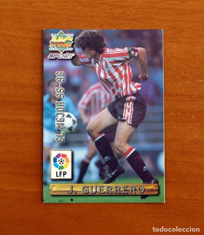 Cromos de f&uacute;tbol: Athletic Bilbao-412 Julen Guerrero El Mejor-Mundicromo Las Fichas de Liga de F&uacute;tbol 1996-1997-96-97