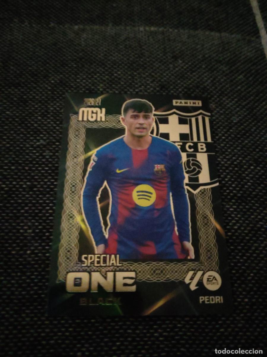 Cromos de f&uacute;tbol: Special one black pedri FC Barcelona megacracks 2026-27