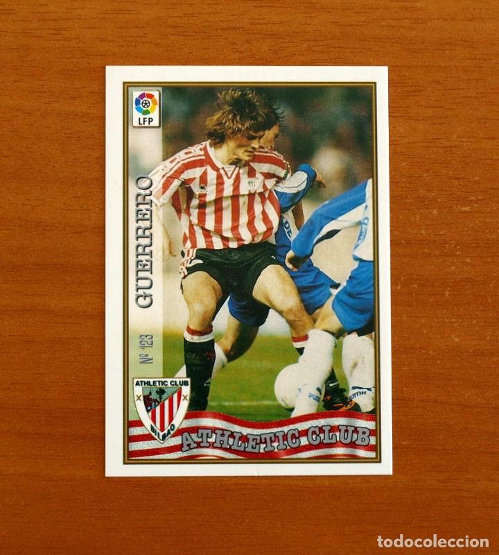 Cromos de f&uacute;tbol: Athletic de Bilbao - N&ordm; 123 Julen Guerrero - Mundicromo ficha de la Liga 1997-1998, 97-98