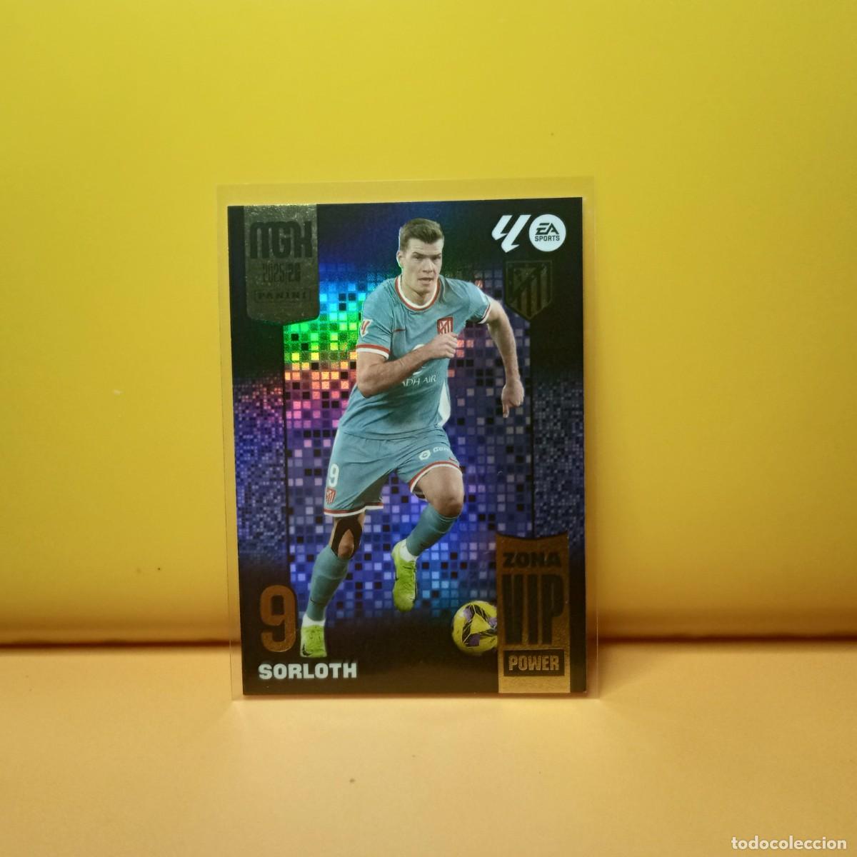 Cromos de f&uacute;tbol: MEGACRACKS 2025 2026 25 26 (ZONA VIP POWER) ATL&Eacute;TICO DE MADRID SORLOTH P 404