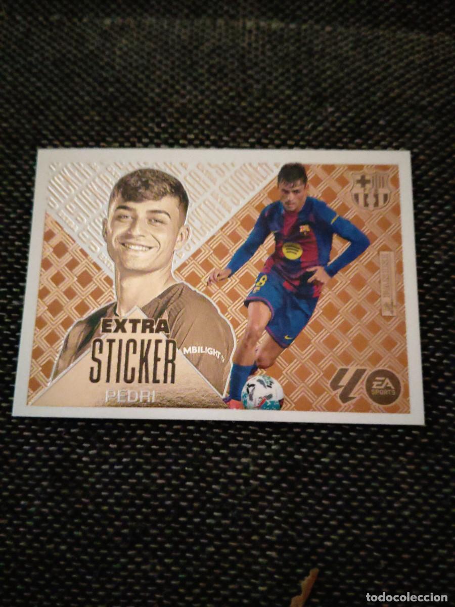 Cromos de f&uacute;tbol: Sticker extra pedri FC Barcelona bronce liga este 2026-27
