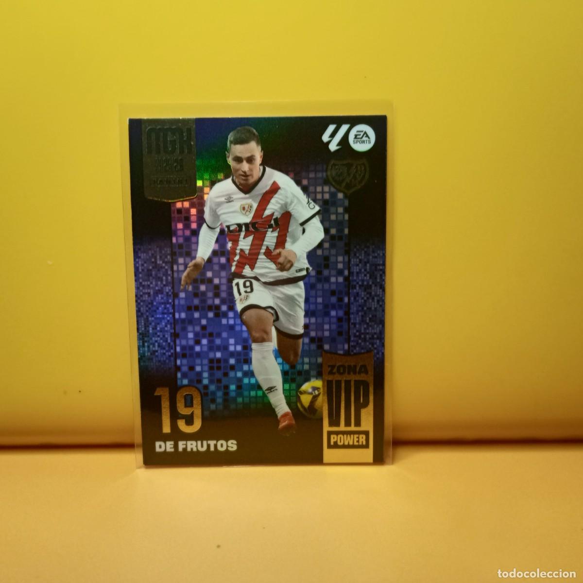 Cromos de f&uacute;tbol: MEGACRACKS 2025 2026 25 26 (ZONA VIP POWER) RAYO VALLECANO DE FRUTOS P 513 3&ordf; EDICI&Oacute;N