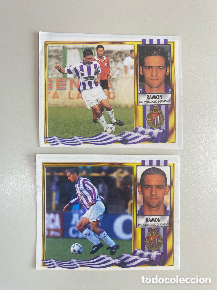 Cromos de f&uacute;tbol: Ramon Real Valladolid Liga Este 95 96 (despegados)