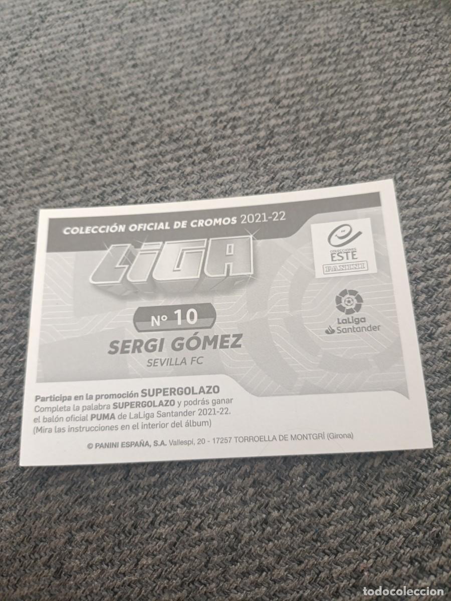 Cromos de f&uacute;tbol: Es.este 21/22 Sergi G&oacute;mez Sevilla - Foto 2