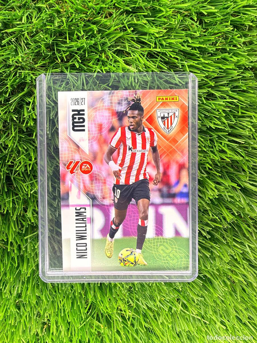 Cromos de f&uacute;tbol: N&ordm; 54 Nico Williams Athletic Club Megacracks 26 27