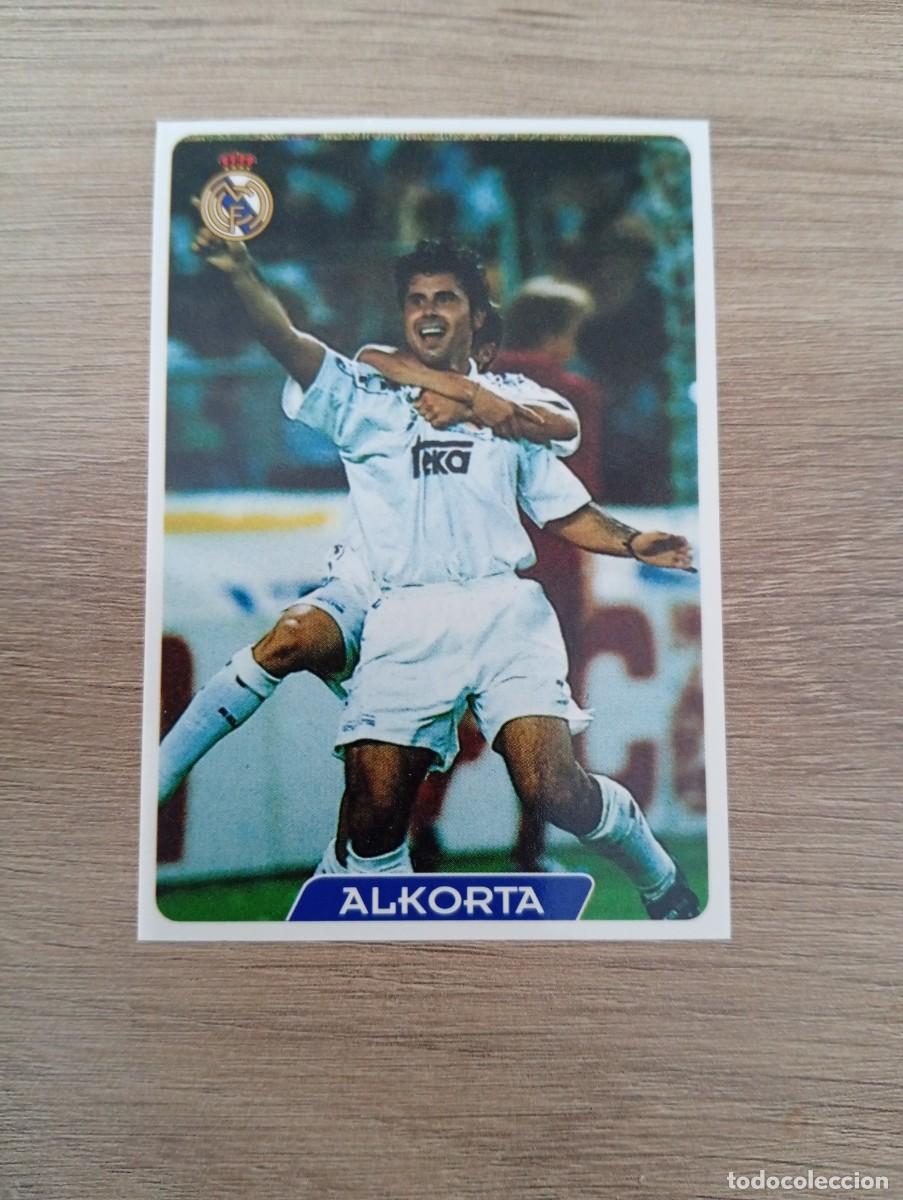 Cromos de f&uacute;tbol: ALKORTA 8 REAL MADRID MUNDICROMO FICHAS DE LA LIGA 95 96 1995 1996