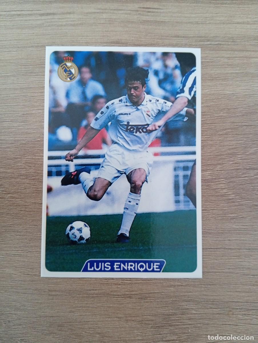 Cromos de f&uacute;tbol: LUIS ENRIQUE 13 REAL MADRID MUNDICROMO FICHAS DE LA LIGA 95 96 1995 1996