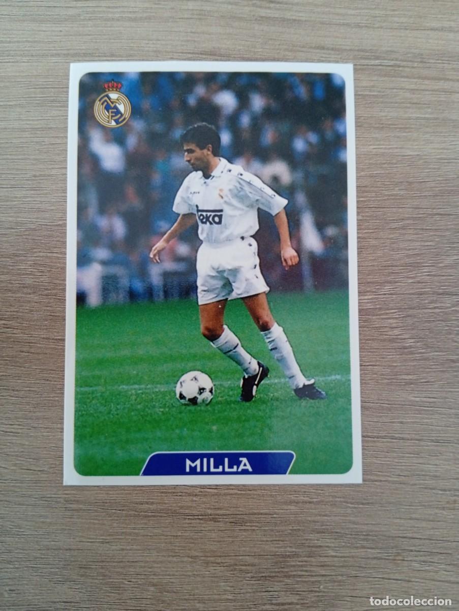 Cromos de f&uacute;tbol: MILLA 14 REAL MADRID MUNDICROMO FICHAS DE LA LIGA 95 96 1995 1996
