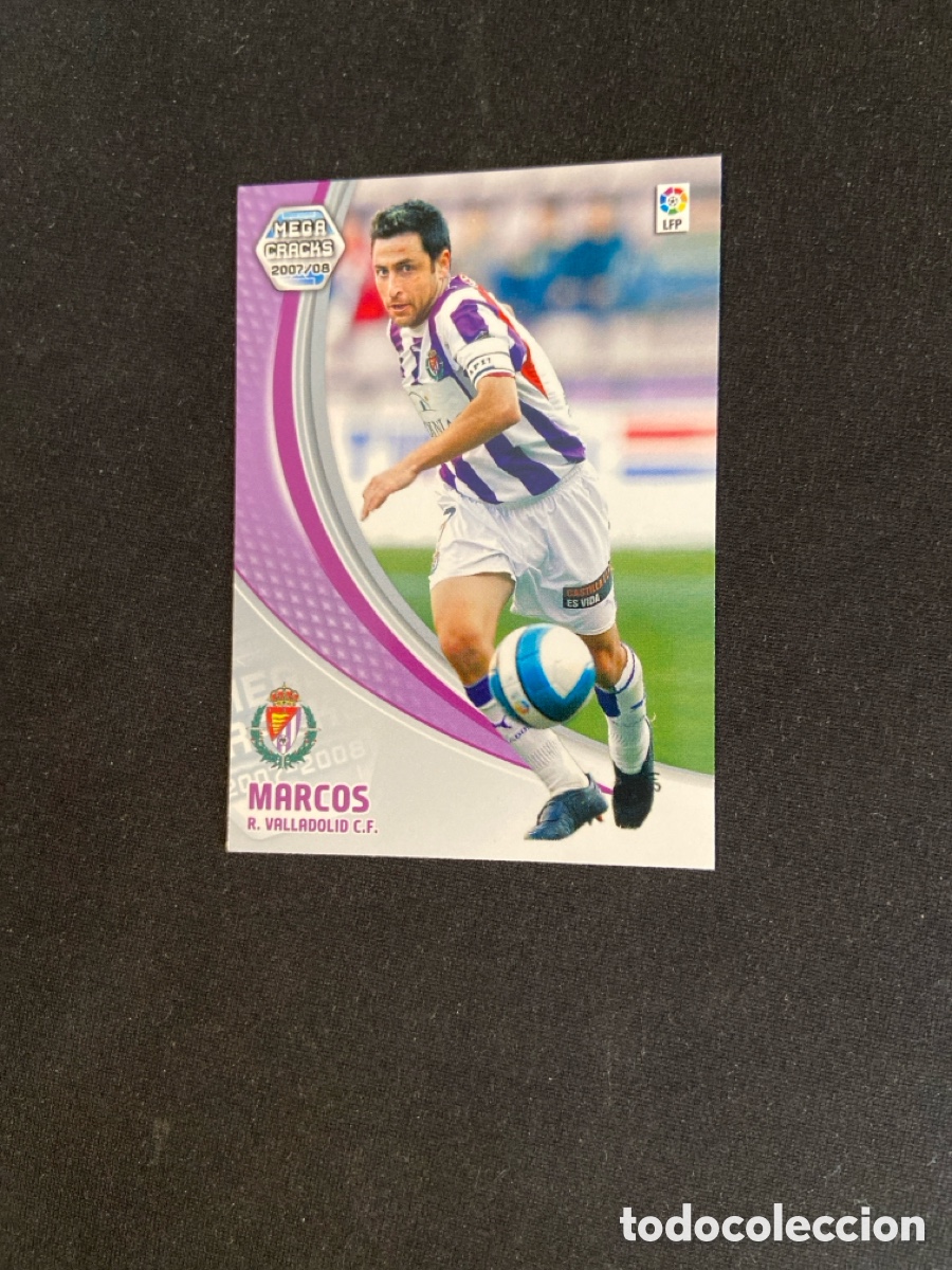 Fu&szlig;ball-Sticker: MARCOS 313 (VALLADOLID) PANINI MEGACRACKS 2007-2008 07 08 CROMO CARTA M-3