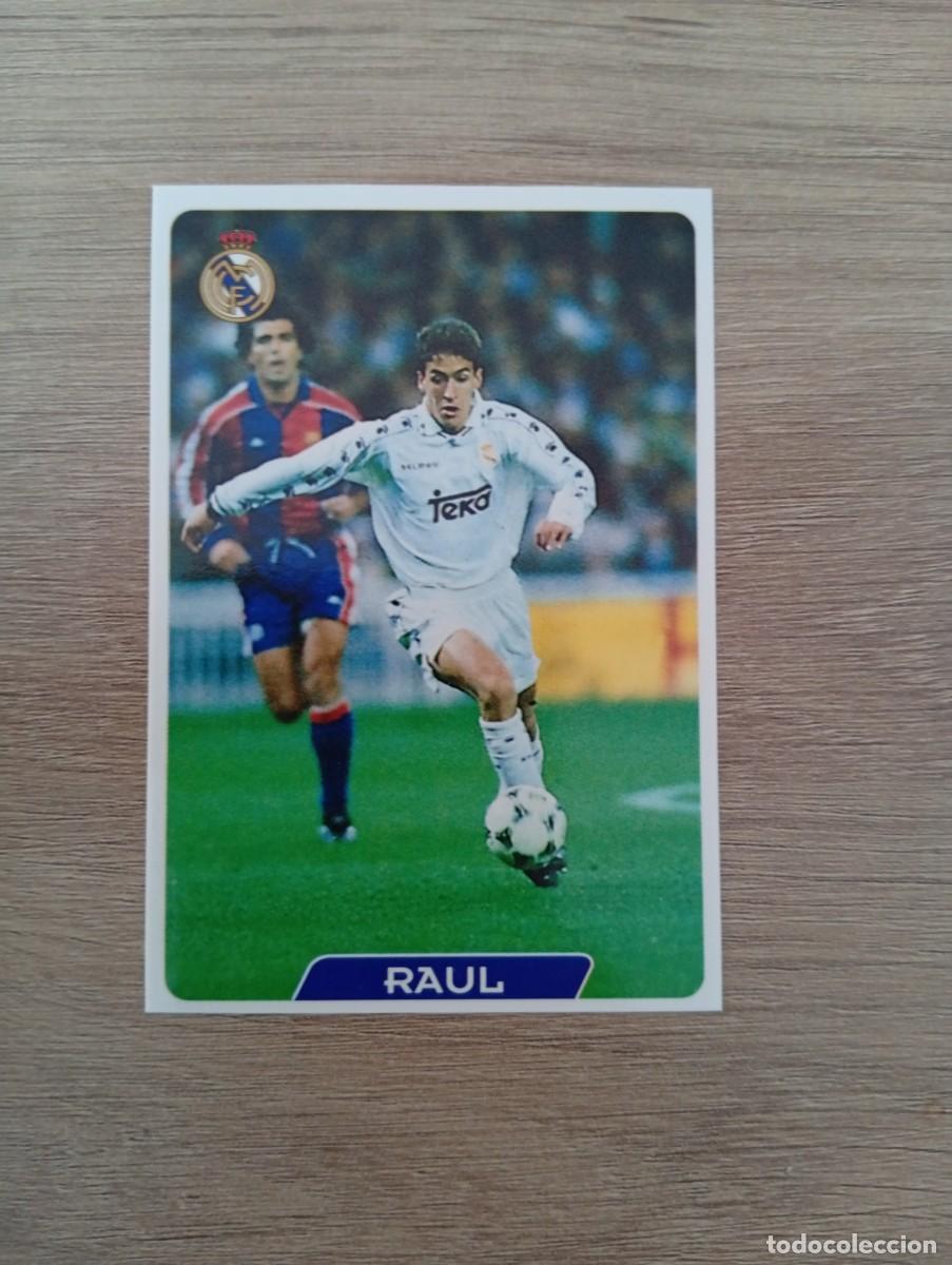 Fu&szlig;ball-Sticker: RAUL 16 REAL MADRID MUNDICROMO FICHAS DE LA LIGA 95 96 1995 1996