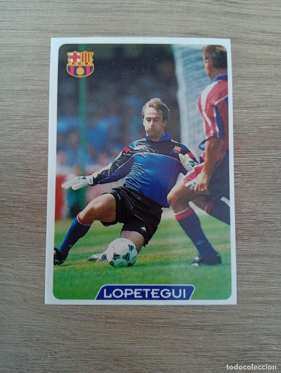 Cromos de f&uacute;tbol: LOPETEGUI 58 BARCELONA MUNDICROMO FICHAS DE LA LIGA 95 96 1995 1996