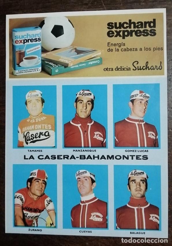 Cromos de Futebol: L&Aacute;MINA DEL ALBUM CICLISTA LA GACETA DEL NORTE. VUELTA ESPA&Ntilde;A 1973. EQUIPO LA CASERA